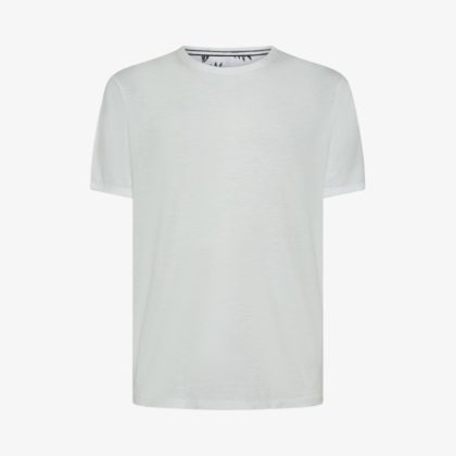 SUN68 T-SHIRT ROUND BOTTOM S/S OFF WHITE