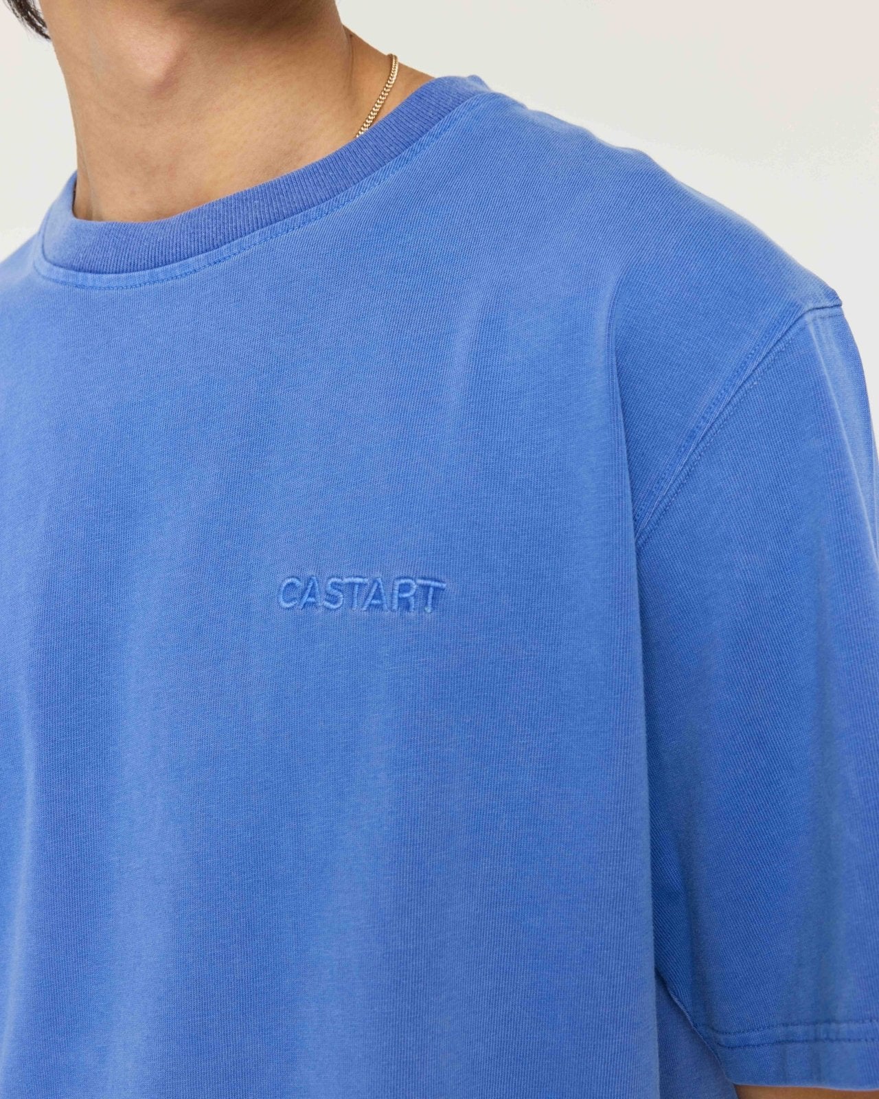 CASTART STONEWASH T-SHIRT BLUE - Afbeelding 3