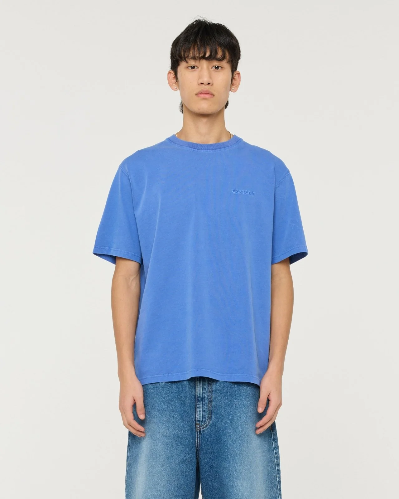 CASTART STONEWASH T-SHIRT BLUE