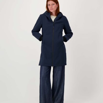 ZUSSS  Lange Softshell Jas Navy