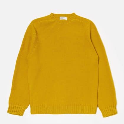 UNIVERSAL WORKS SEAMLESS CREW GOLD