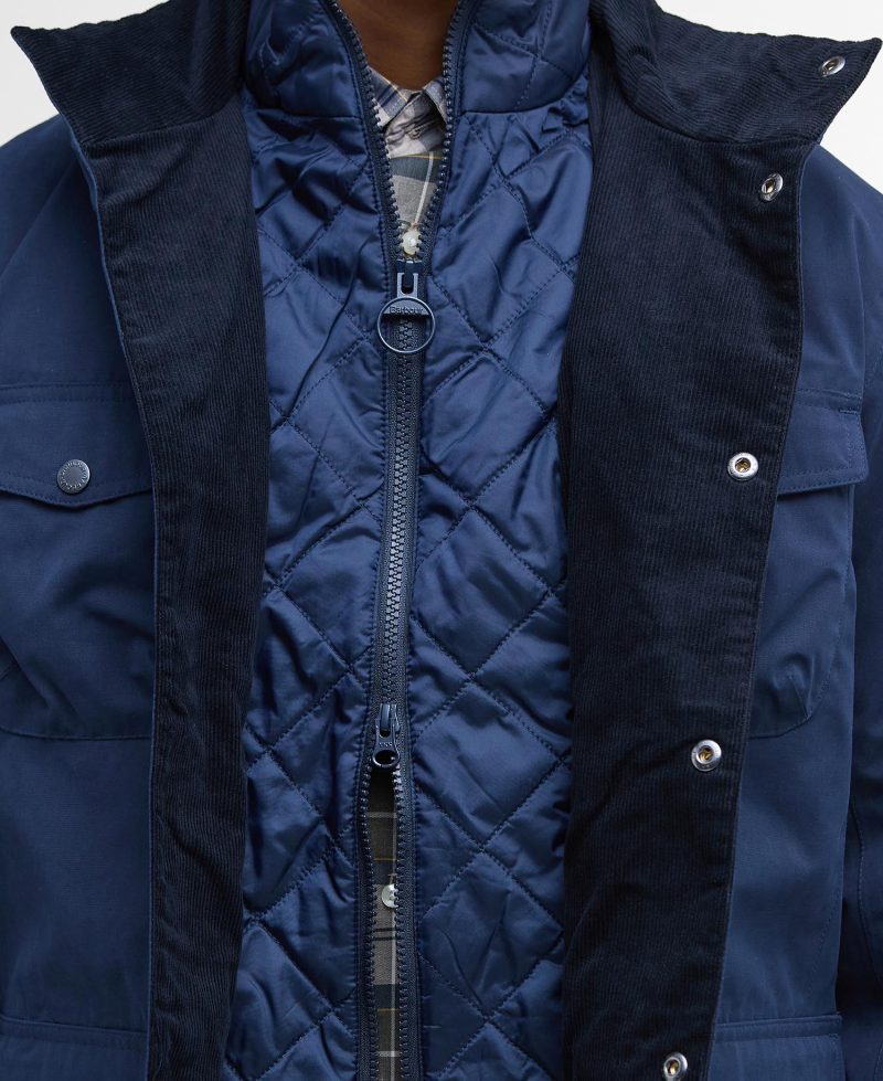 BARBOUR WINTER OGSTON NAVY - Afbeelding 5
