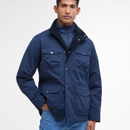 BARBOUR WINTER OGSTON NAVY