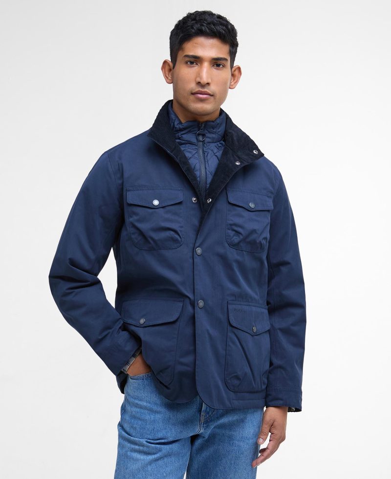 BARBOUR WINTER OGSTON NAVY