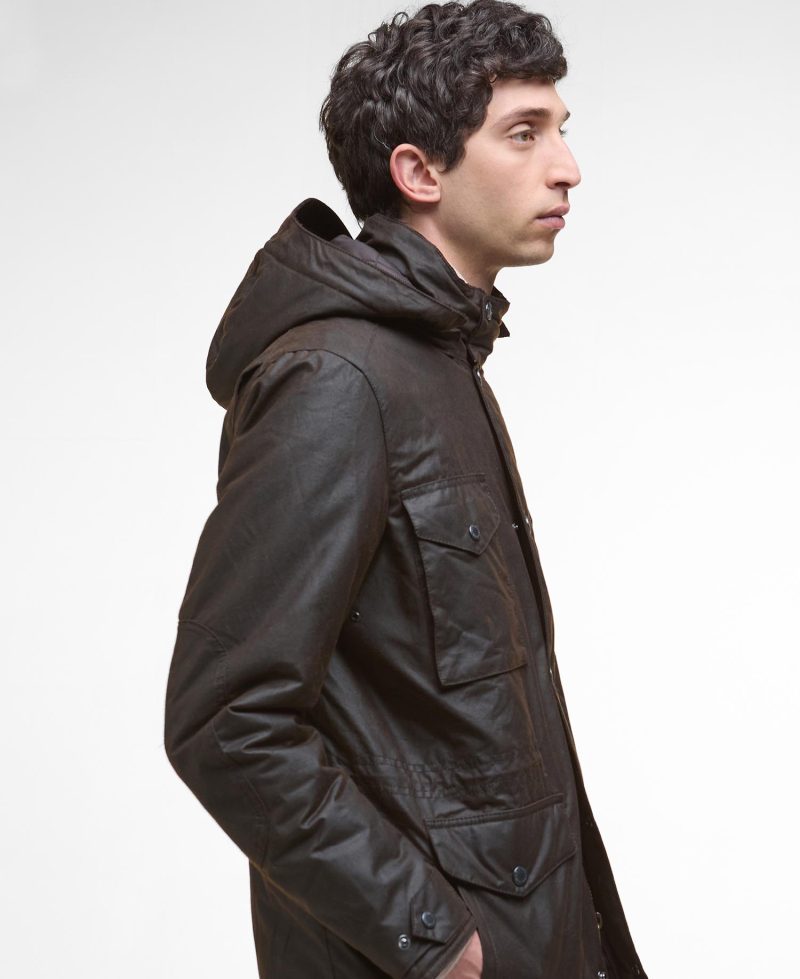 BARBOUR WINTER SAPPER WAX JACKET BROWN - Afbeelding 4