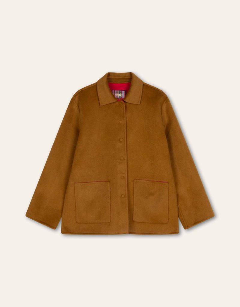 OILILY CALEDON WOVEN JACKET TAPENADE