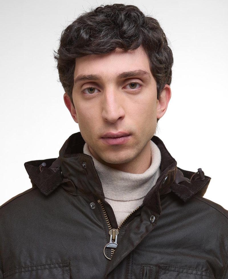BARBOUR WINTER SAPPER WAX JACKET BROWN - Afbeelding 3