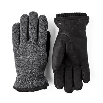 HESTRA Handschoenen Noah 5 Fingers Charcoal/Black