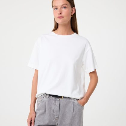 KNIT-TED Hazel Tee OFF WHITE