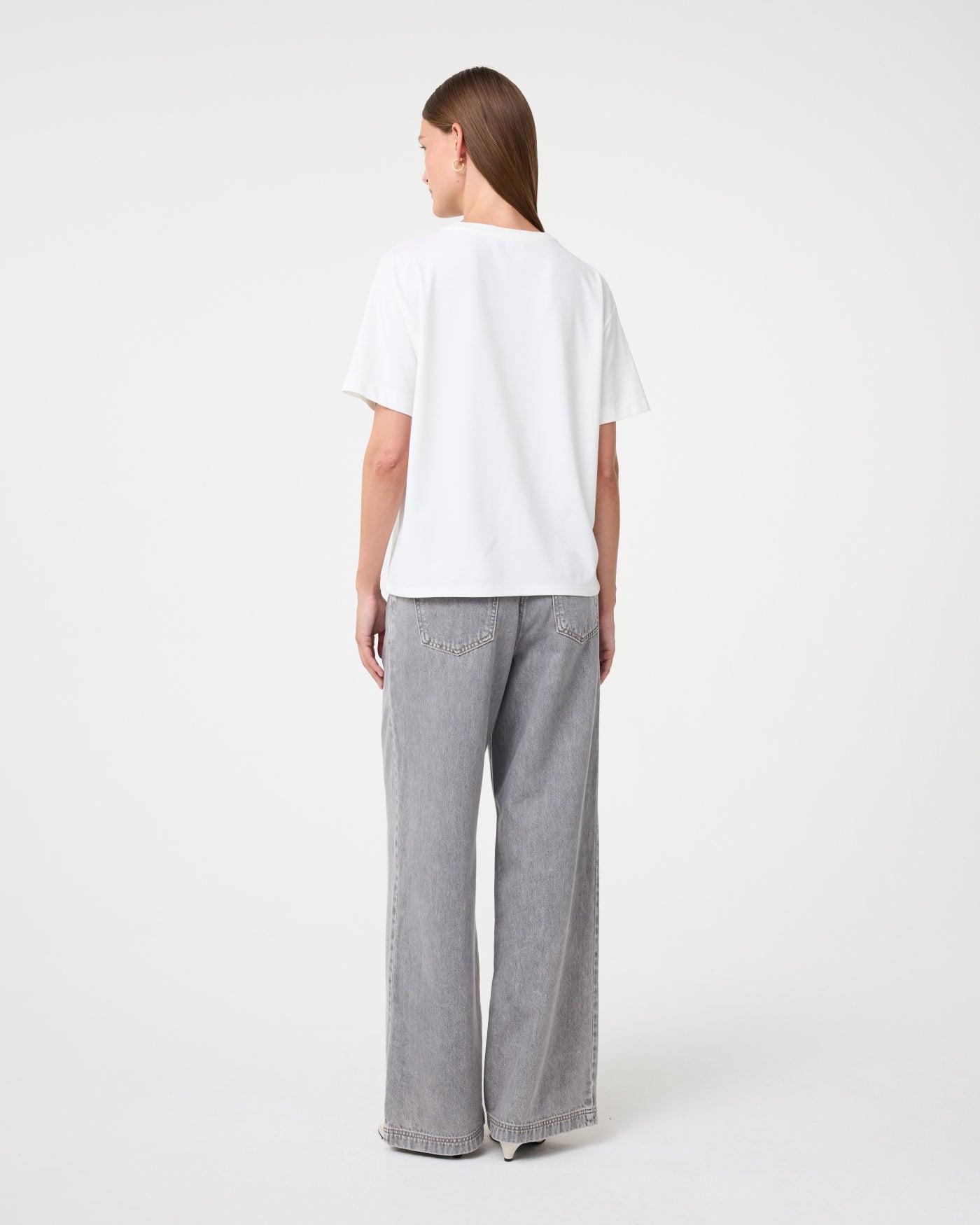 KNIT-TED Hazel Tee OFF WHITE - Afbeelding 3