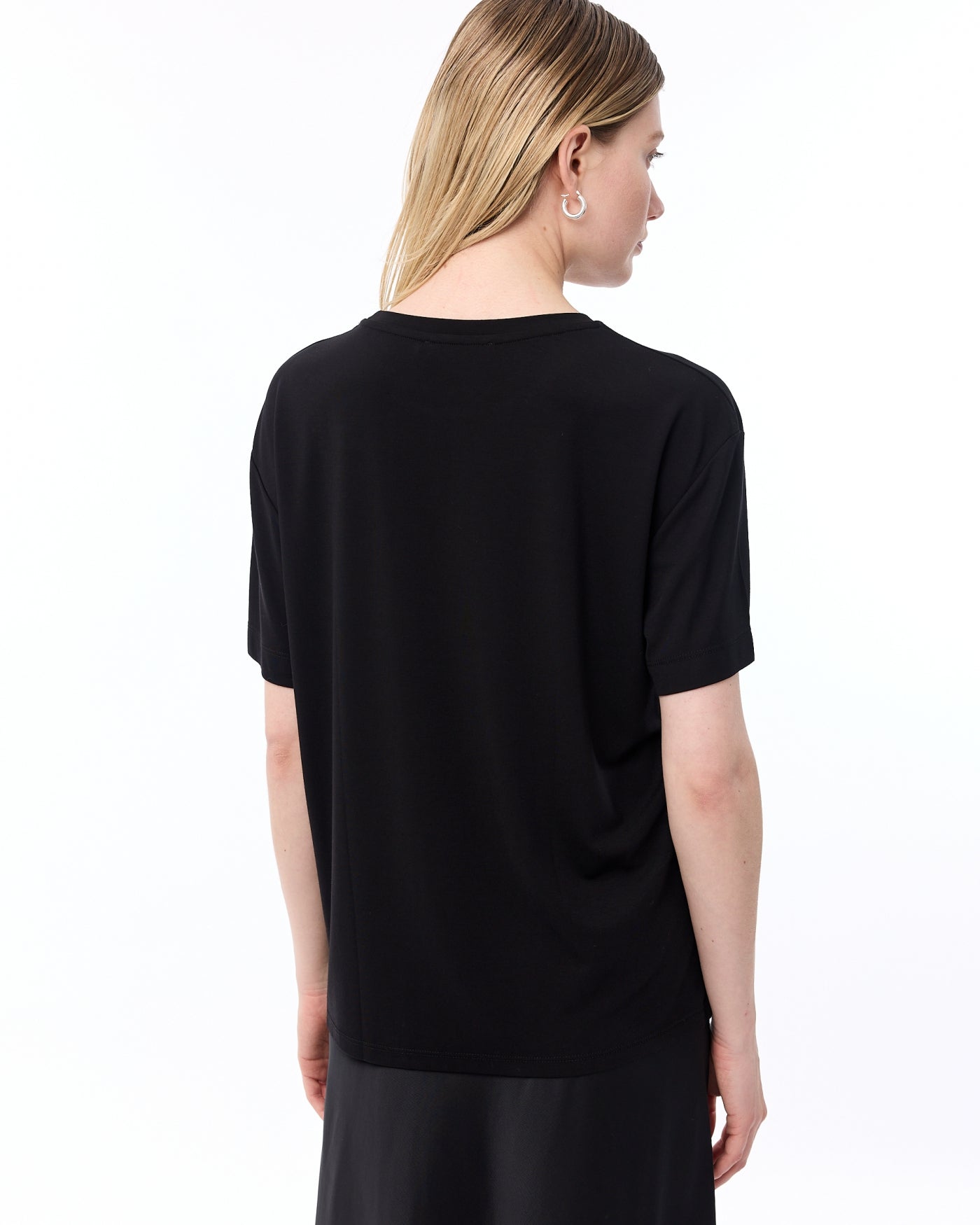 KNIT-TED Hazel Tee BLACK - Afbeelding 2