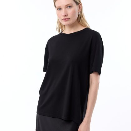 KNIT-TED Hazel Tee BLACK