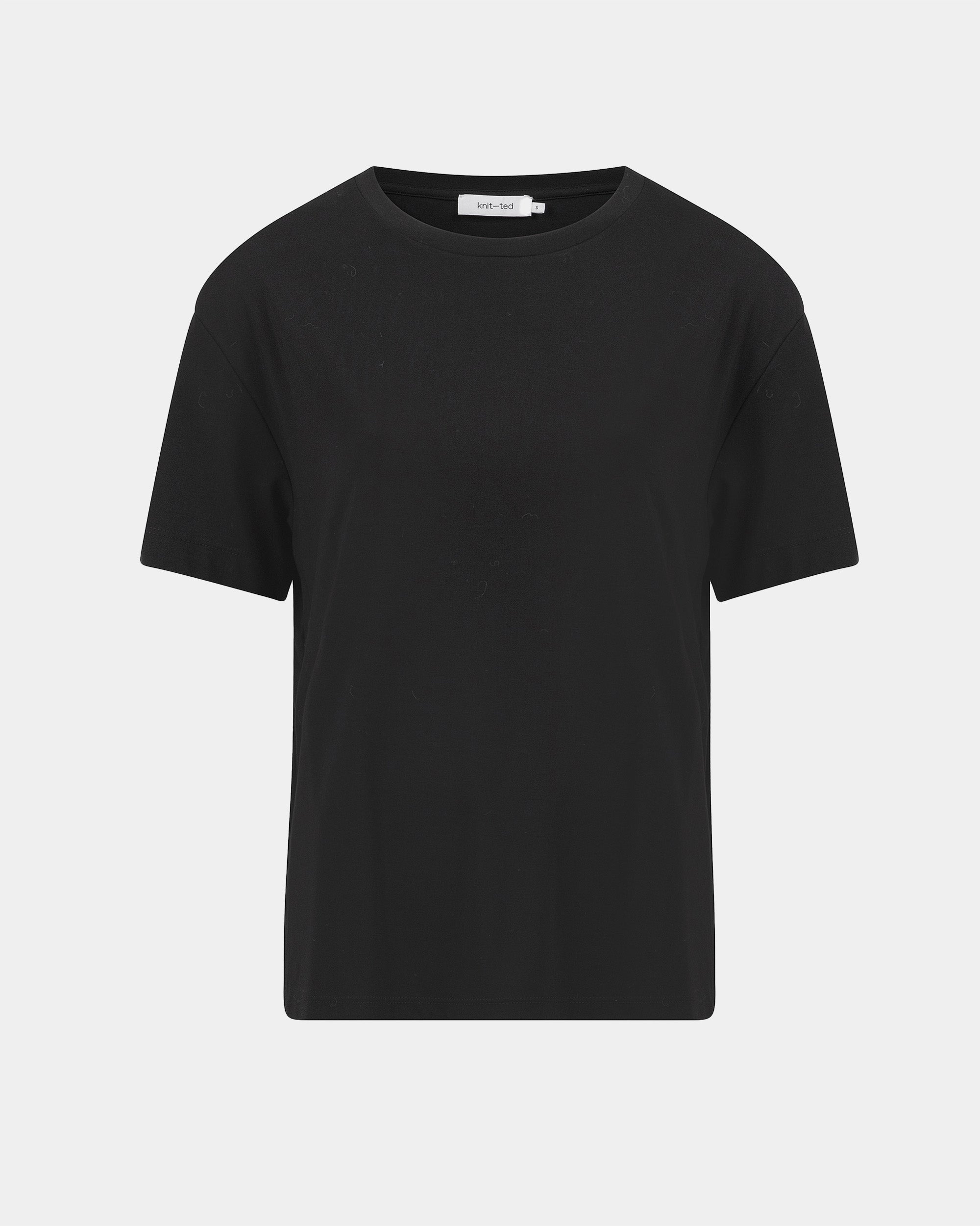 KNIT-TED Hazel Tee BLACK - Afbeelding 4