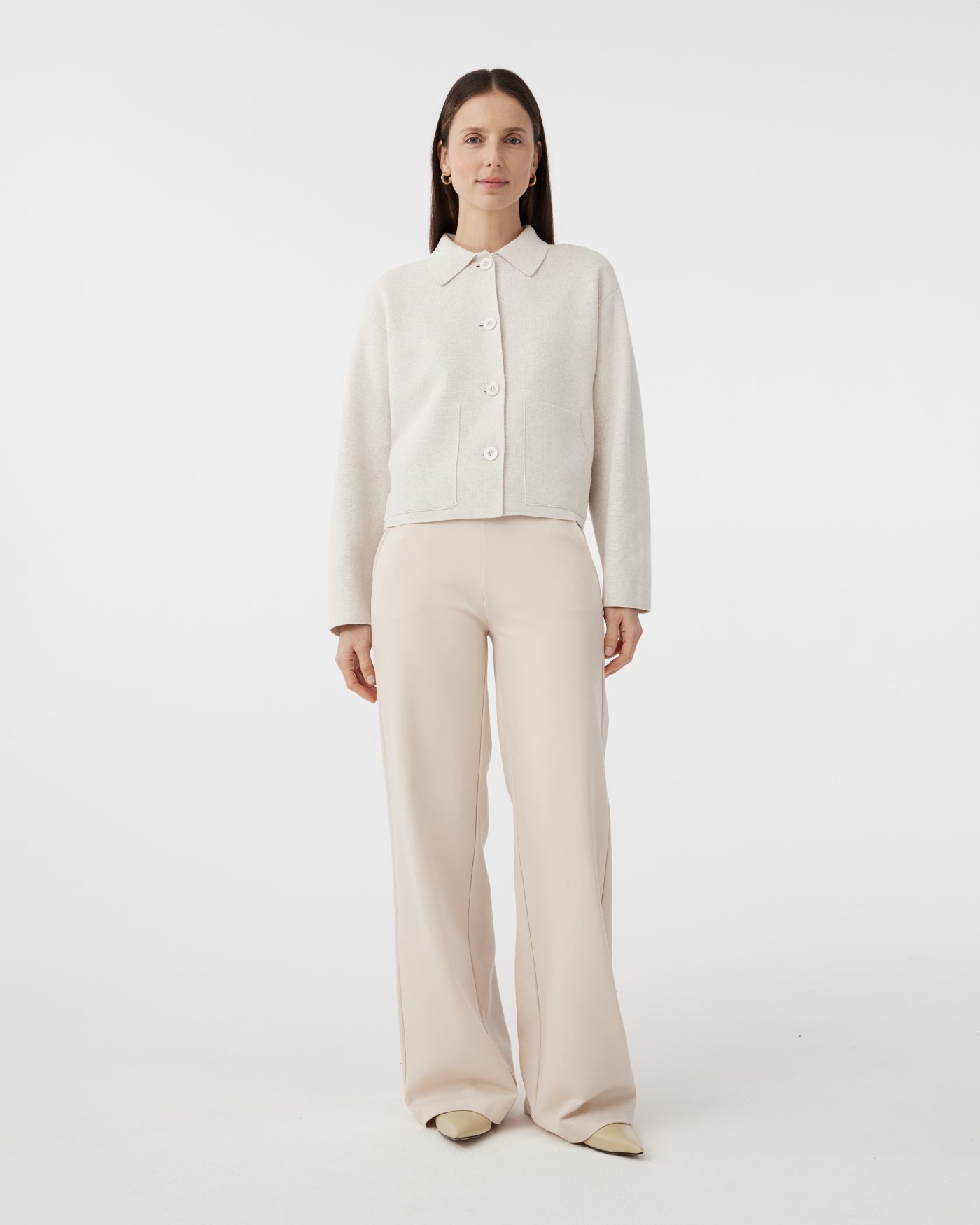 KNIT-TED Joy Cardigan OFF WHITE - Afbeelding 4