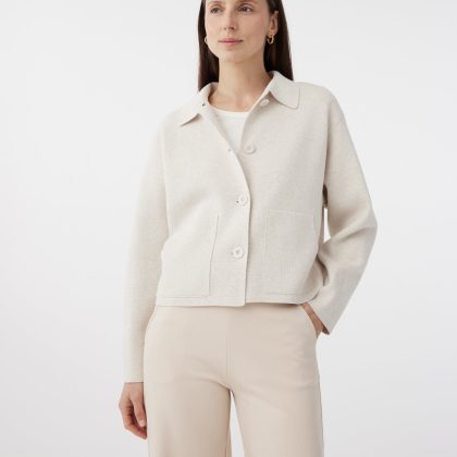 KNIT-TED Joy Cardigan OFF WHITE