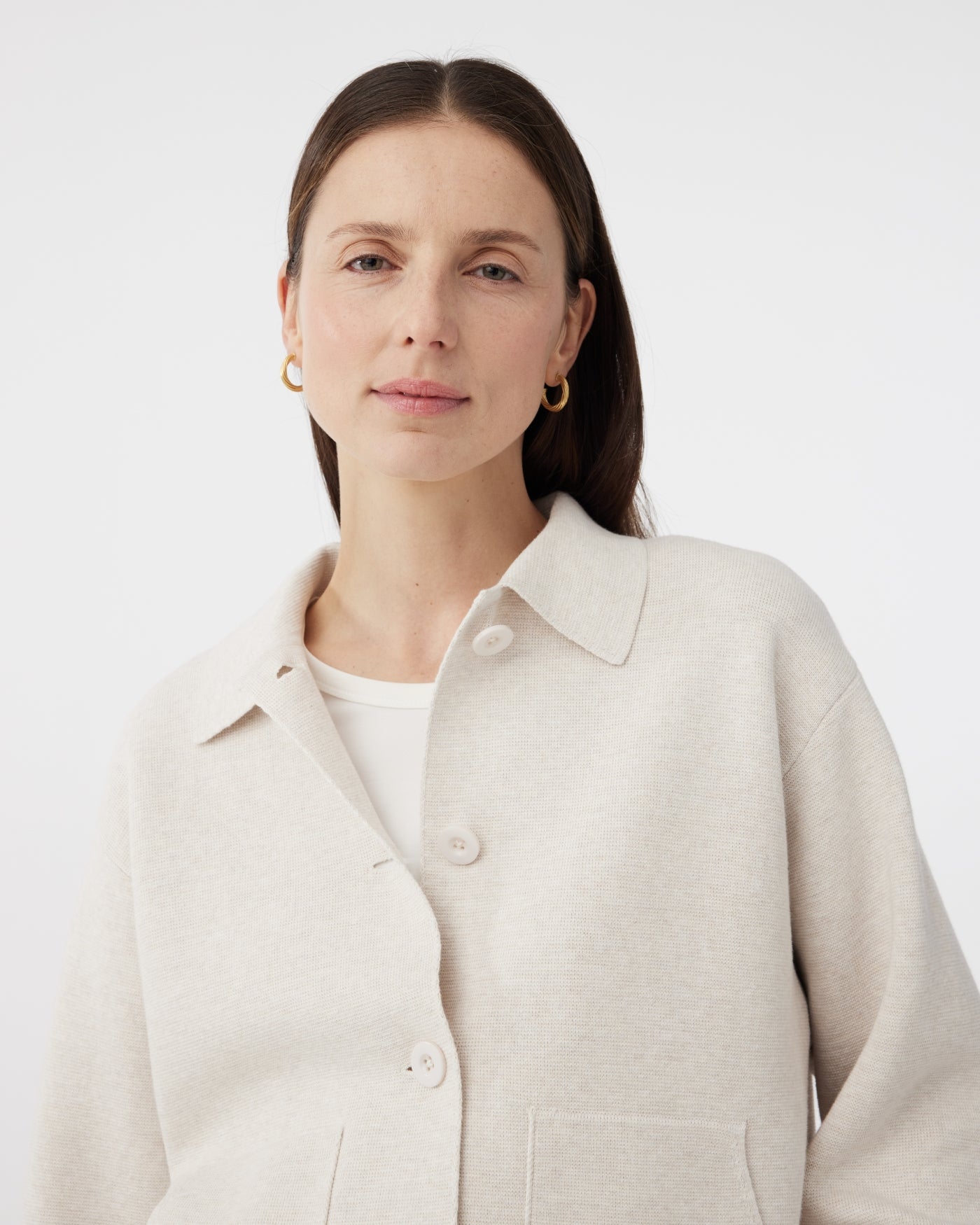 KNIT-TED Joy Cardigan OFF WHITE - Afbeelding 2