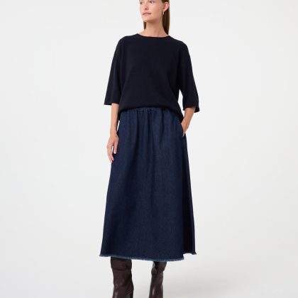 KNIT-TED Mer Tee NIGHT BLUE