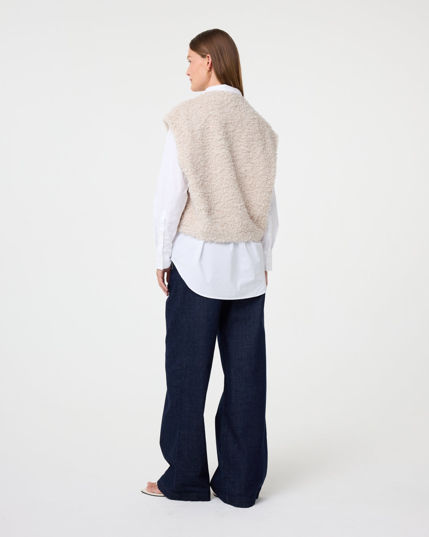 KNIT-TED Joshie Jacket CREME - Afbeelding 4