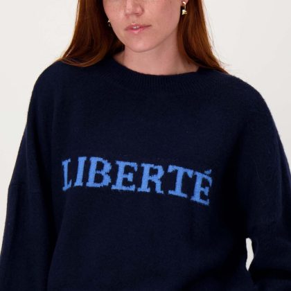 ZUSS CREW  NECK Liberte NAVY