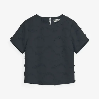 MINIMUM - Joanna S/S Blouse  Black