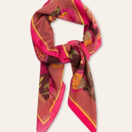 Oilily Asaphire Chintz Scarf Tawny Port