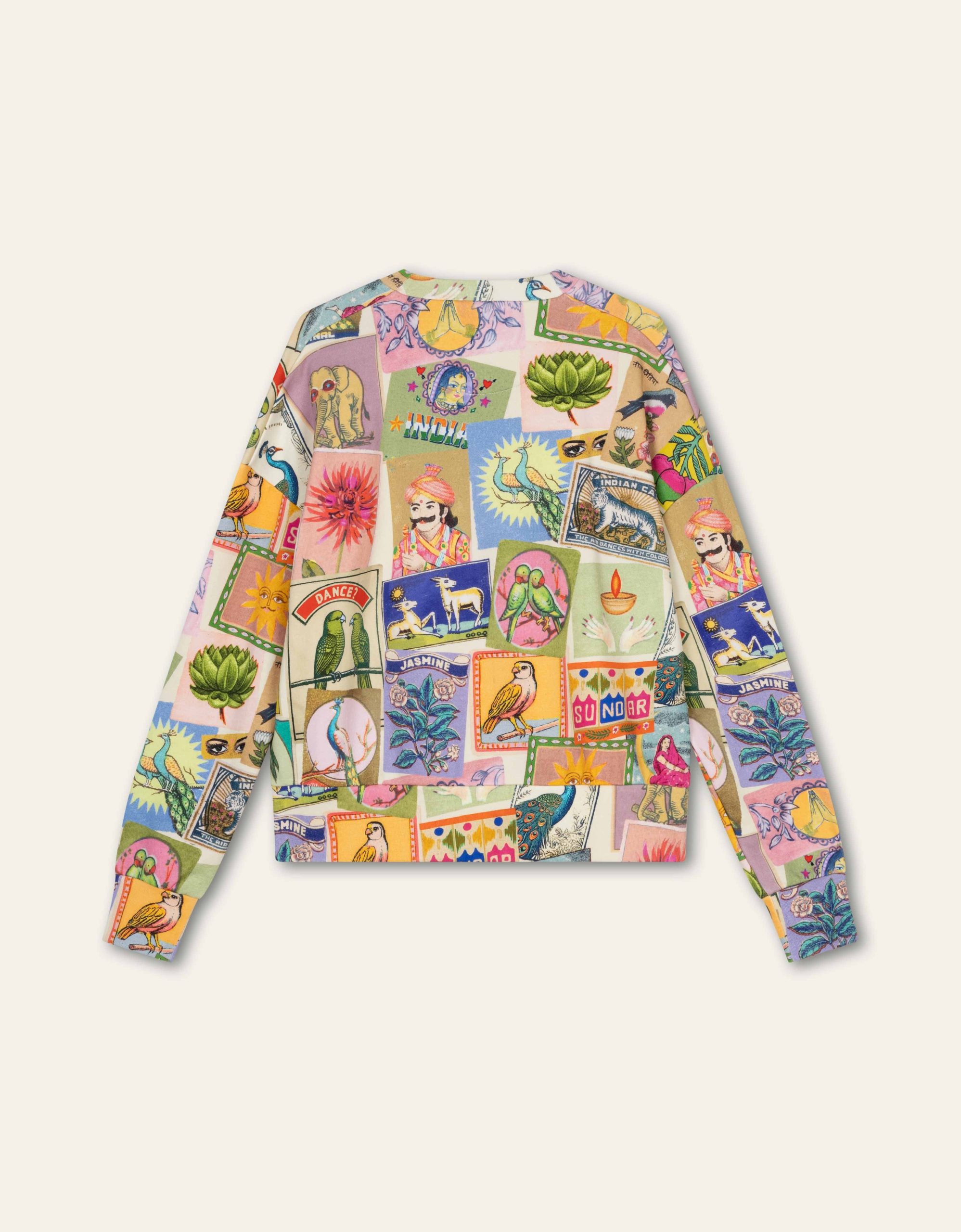 Oilily - Harper Sweater L/S Crew Top AO Almond Oil - Afbeelding 2
