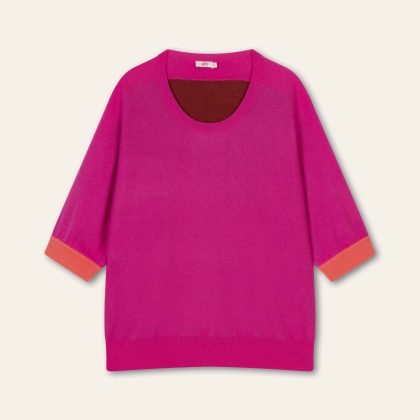 Oilily Khus Khus Crew Top Beetroot Purple