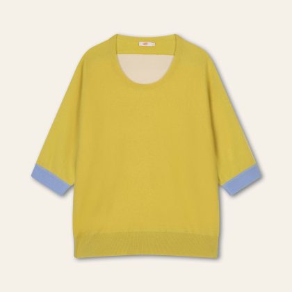 Oilily Khus Khus Crew Top Cadmium Yellow