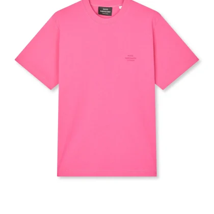Mads Nørgaard - Cotton Jersey Frode MNC Tee 205668 9739 Raspberry Rose