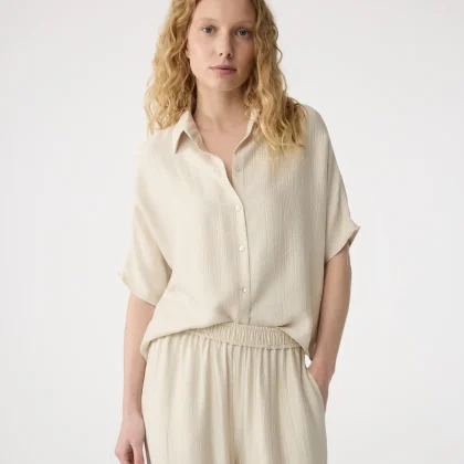 Knit-ted Clover Blouse CREME