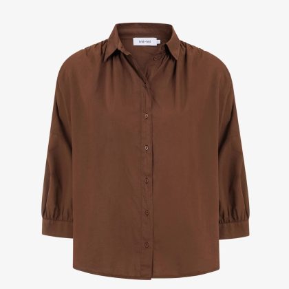 Knit-ted Mook Blouse MID BROWN