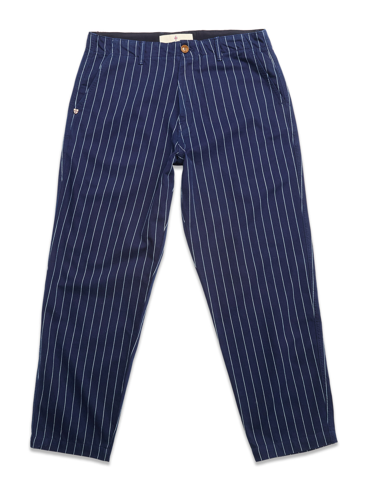 Blue de Genes Palco Toll Pants Navy stripe