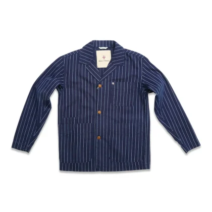 BLUE DE GENES Kendrick Toll Jacket Navy stripe