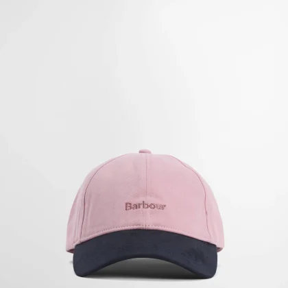 BARBOUR CAP PINK NAVY
