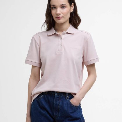 BARBOUR Bowford Polo Top Primarose pink