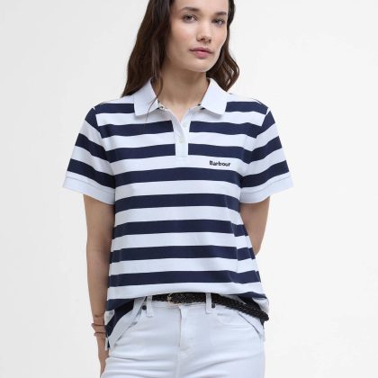 BARBOUR POPPY STRIPE Navy