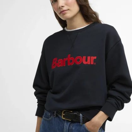 BARBOUR HARTLAND CREW SWEATSHIRT Navy