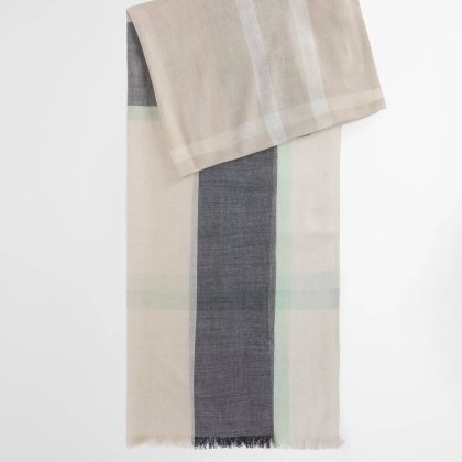 BARBOUR Sjaal Navy/mint