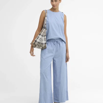 BARBOUR JOSIE TROUSERS LIGHT CHAMBRAY