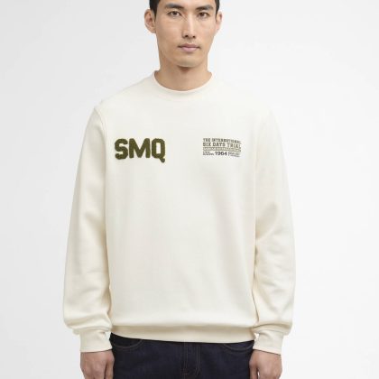 BARBOUR Gibbes Sweatshirt Whisper White