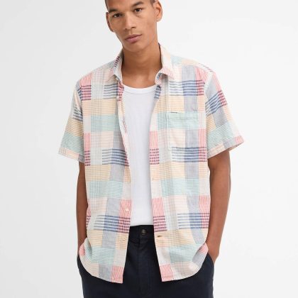 BARBOUR Oakshort Regular T-shirt Red