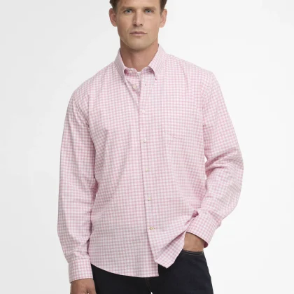 BARBOUR GINGHAM ALKSIDE SHIRT Pink