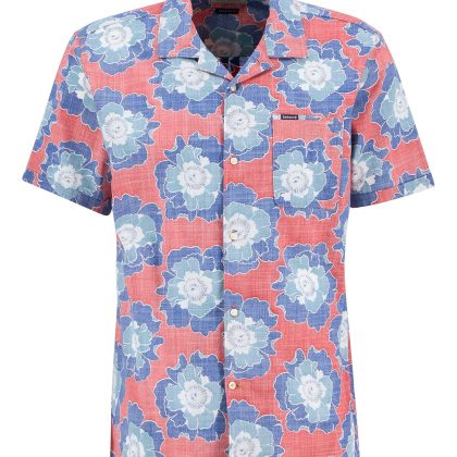 BARBOUR HAUXLEY PRINTED SUMMER FIT SHIRT MSH5754 LAVA