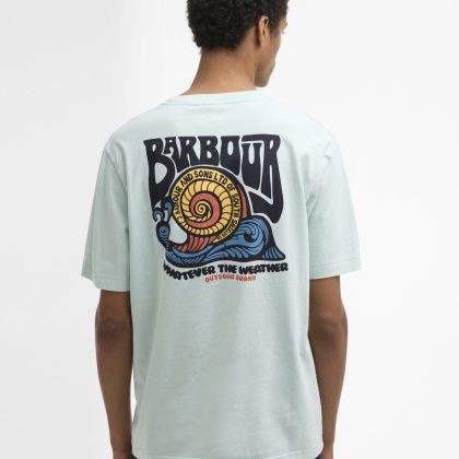 BARBOUR Frome Relaxed Graphic T-shirt Mint