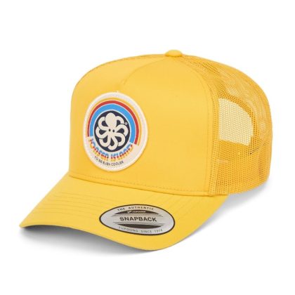 JONSEN ISLAND TRUCKER CAP RAINBOW 2 FULL YELLOW