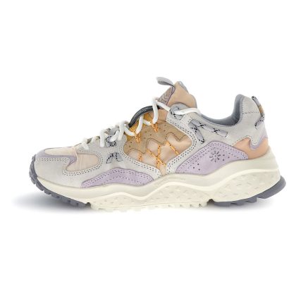 FM Shoes YAMABUSHI UNI  001 2019511  SUEDE/NYLON RIPSTOP OFF WHITE-PALE LILAC