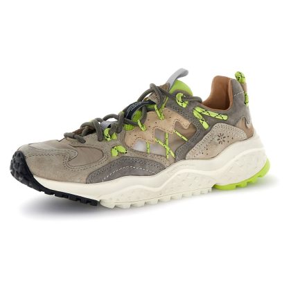 FM Shoes YAMABUSHI UNI 001 2019511 SUEDE/NYLON RIPSTOP TAUPE-LIME