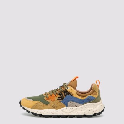 YAMANO 3 UNI 001 2017818 SUEDE/NYLON YELLOW-KAKY-BEIGE
