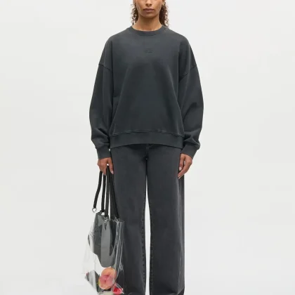 Mads Nørgaard - Compact Cotton Atli Sweatshirt - Black