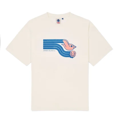JONSEN ISLAND T-SHIRT COMFORT FAST BIRD BLANC